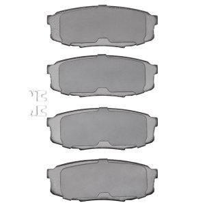 Toyota Tundra Brake Pads - Rear - R1 Concepts - Semi Met - `07-`22
